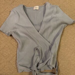 Wilfred Sky Blue All Tied Up Blouse